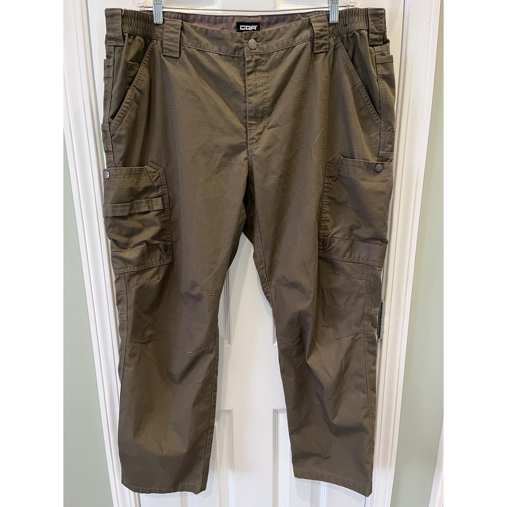 CQR Sapper Tactical Pants Ripstop Water Resistant Tundra Cargo Mens 42x30